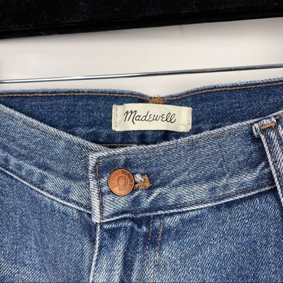 Madewell The Mom Jean High Rise Downey Wash Women's Size Petite P35 Plus Size - Picture 4 of 9